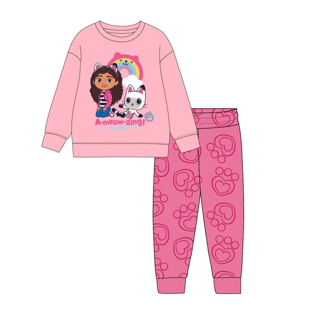 gabby's dollhouse tracksuit set