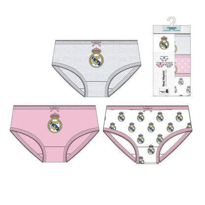 real madrid 3 piece panties set