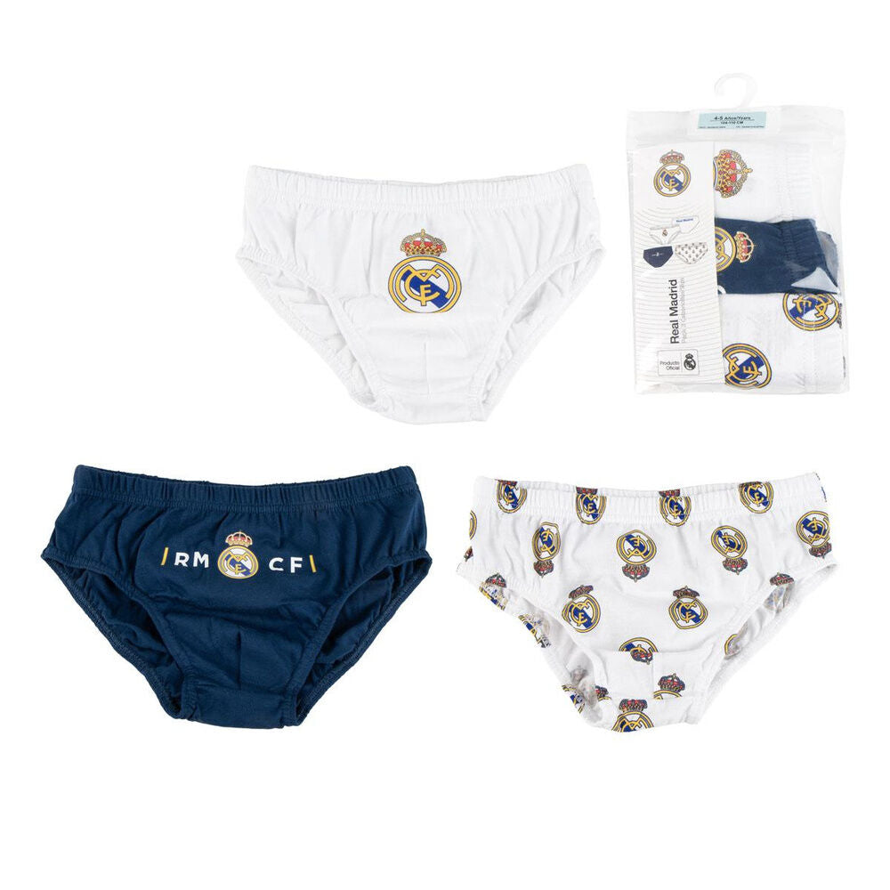 real madrid 3 pack underwear set