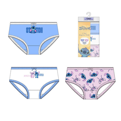 stitch 3 piece panties set