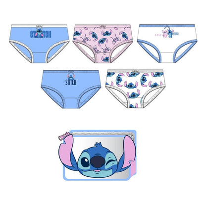 stitch 5 piece panties set