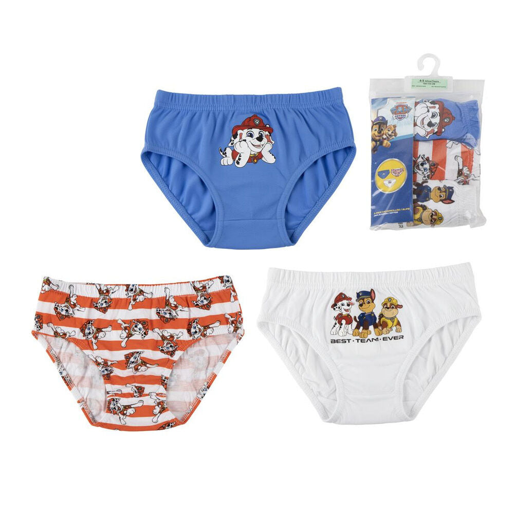 paw patrol 3 pack underwear