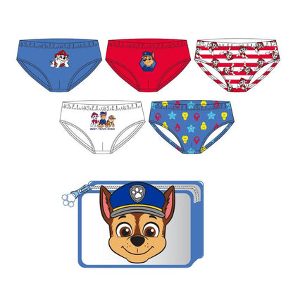 set of 5 paw patrol underwear