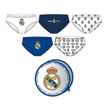 set of 5 real madrid underwear
