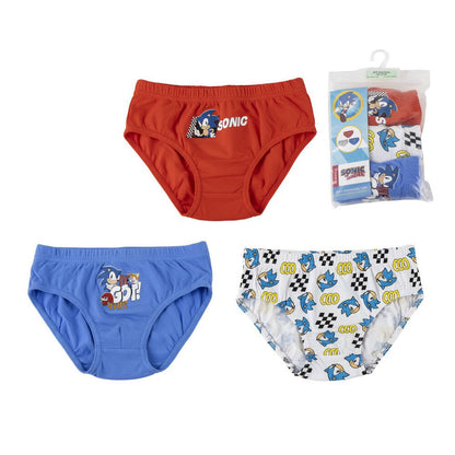set of 3 sonic the hedgehog underwear