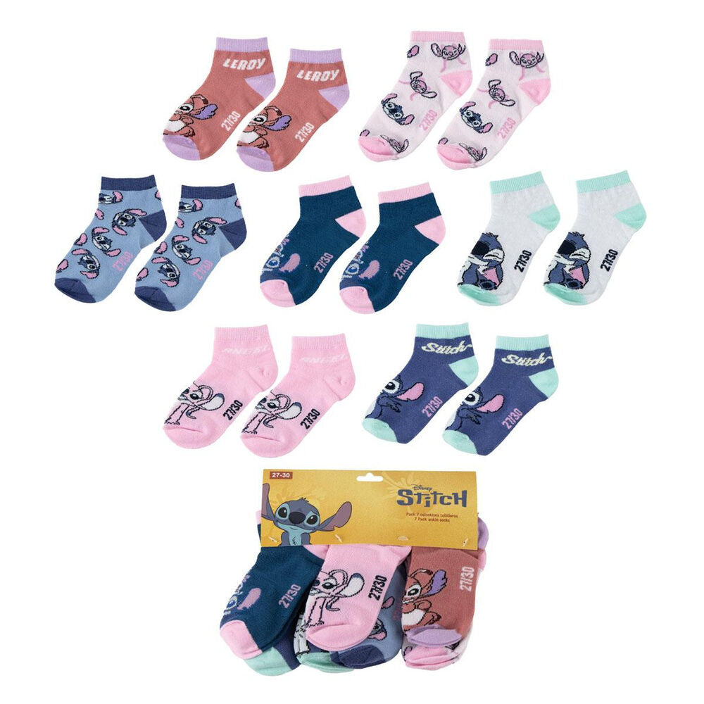 stitch and angel stitch disney sock set