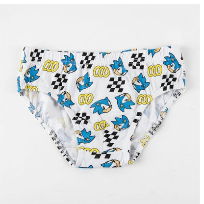 Conjunto de 5 cuecas do Sonic The Hedgehog