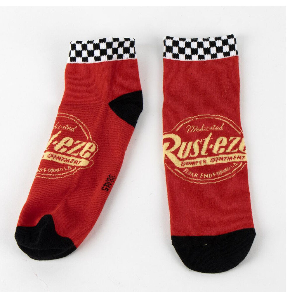 Set mit 2 Paar Cars Disney Pixar Socken für Erwachsene