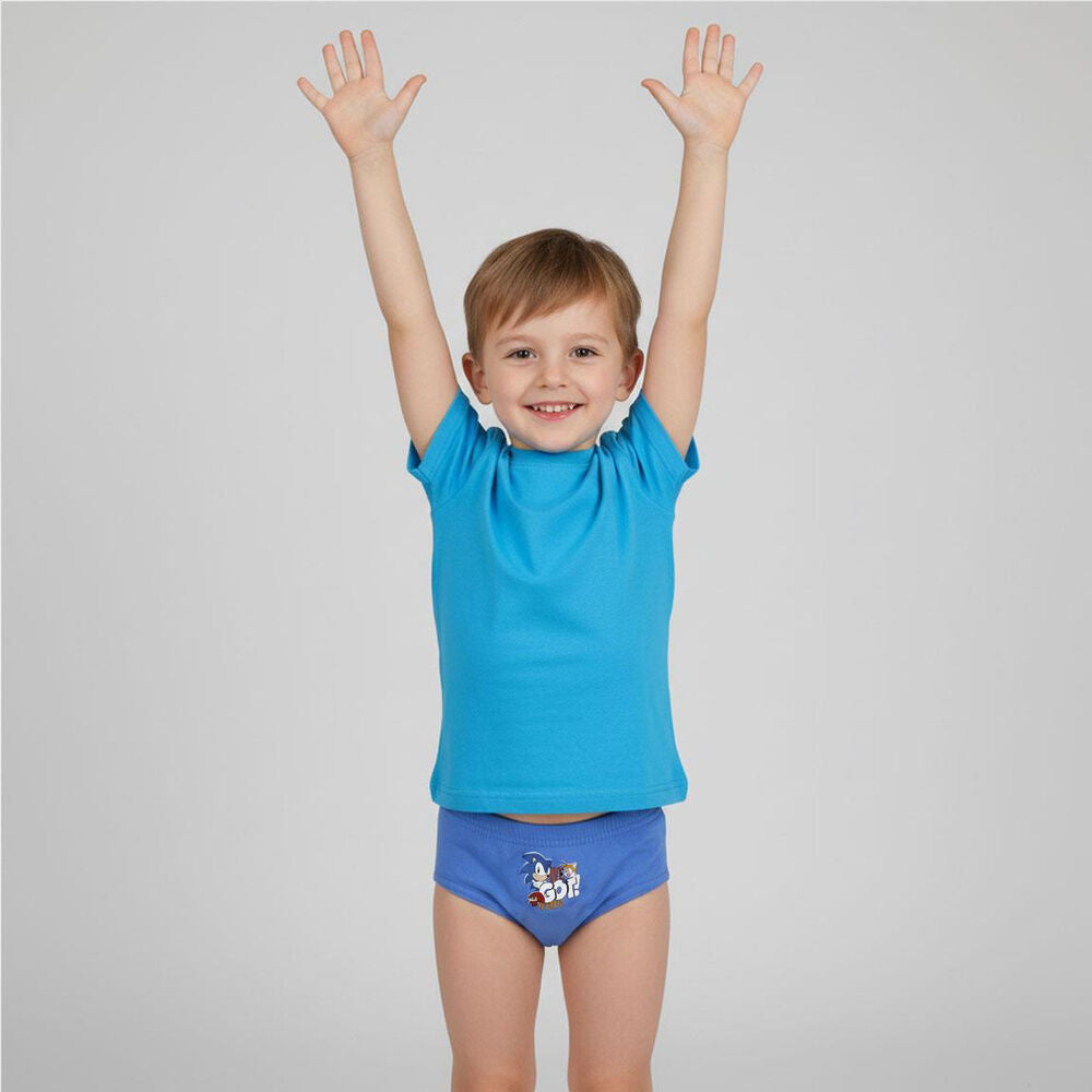 Set mit 3 Sonic the Hedgehog Unterhosen