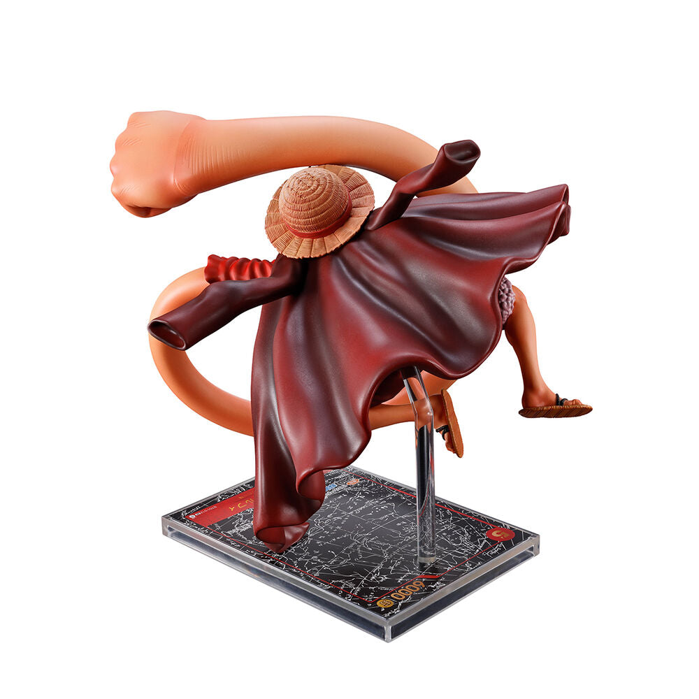 Statuetta Ichibansho Monkey D Luffy Gioco di carte One Piece One Piece 20cm