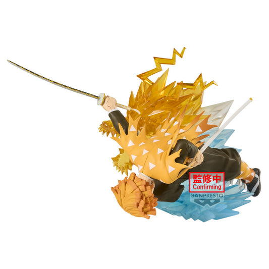 zenitsu agatsuma vibration stars demon slayer kimetsu no yaiba figure 12cm
