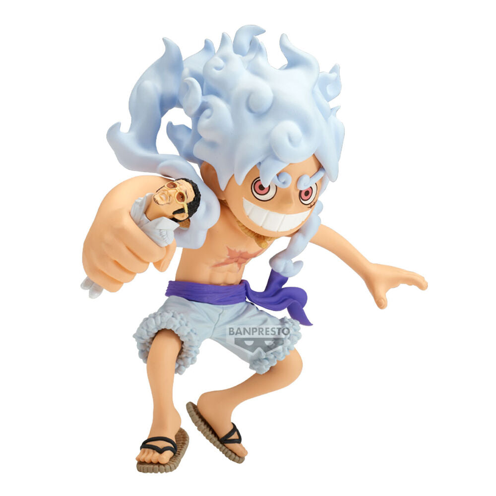 figure monkey d luffy vs borsalino mega world collectable one piece 13cm