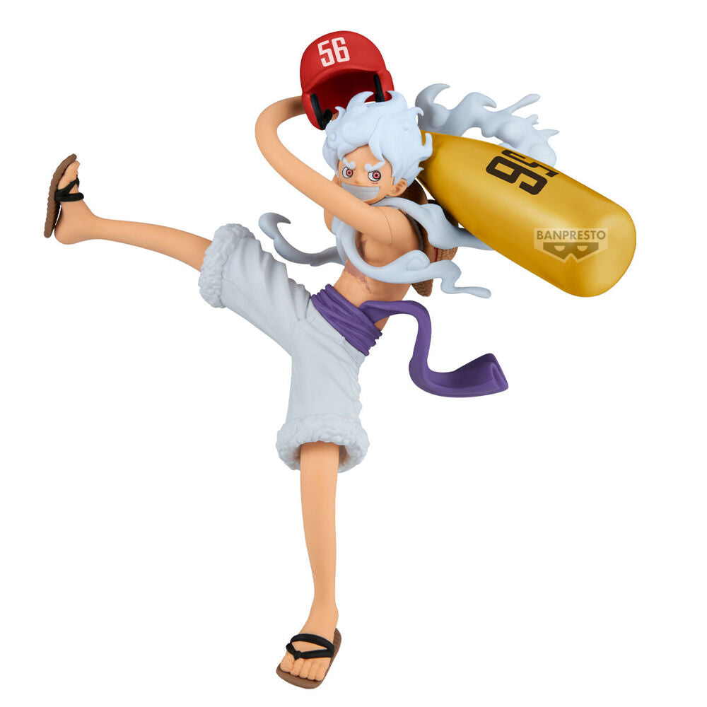 figure monkey d luffy gear 5 battle record one piece 17cm