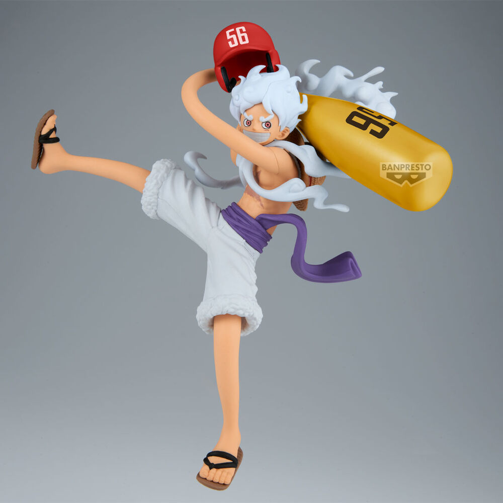 Figura do Monkey D. Luffy Gear 5 Battle Record de One Piece 17 cm