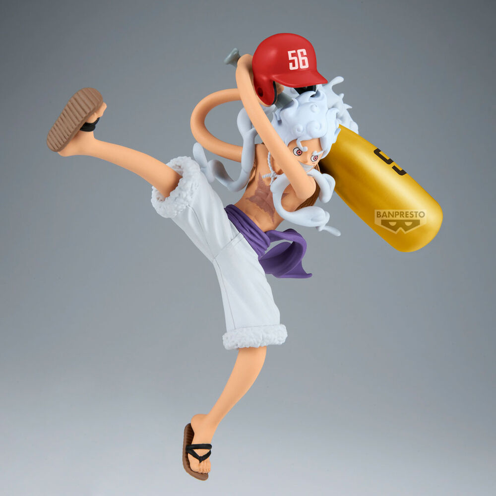 Figura do Monkey D. Luffy Gear 5 Battle Record de One Piece 17 cm