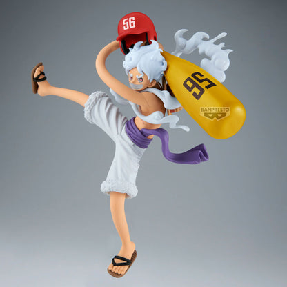 Figura do Monkey D. Luffy Gear 5 Battle Record de One Piece 17 cm