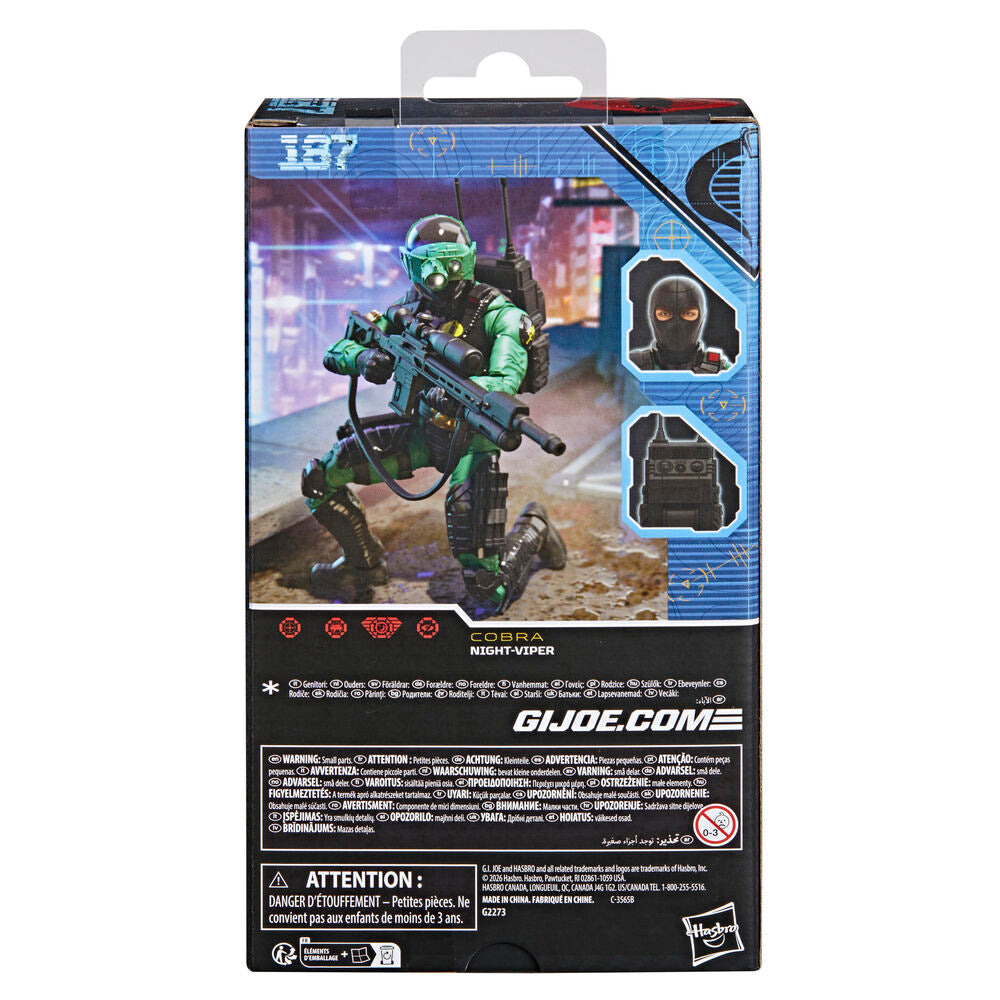 Night Viper Classified Series Cobra G I Joe Figur 15cm
