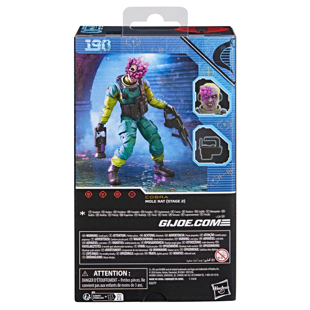 Figure Mole Rat Stage 2 Classified Series Cobra GI Joe 15cm