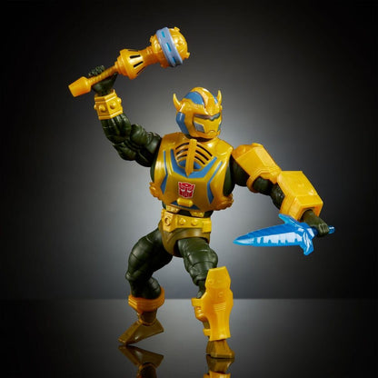 Figurka Man At Arms Bumblebee Transformers Masters of the Universe 14 cm