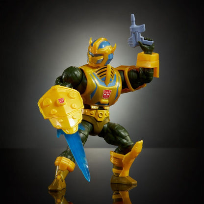 Figurka Man At Arms Bumblebee Transformers Masters of the Universe 14 cm