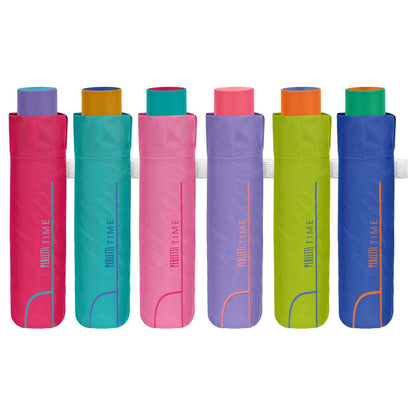 Manual folding umbrella 54cm assorted