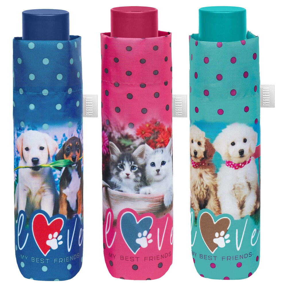 manual folding umbrella for dogs and cats  54cm  assorted