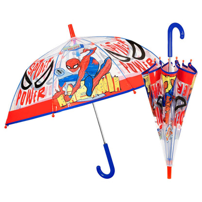 spiderman marvel manual umbrella 45cm