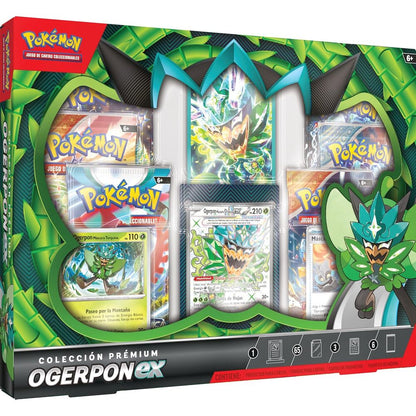ogerpon ex pokemon card case (spanish)