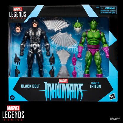 Blister 2 figures Black Bolt & Triton Inhumans Marvel Legends Series 15cm