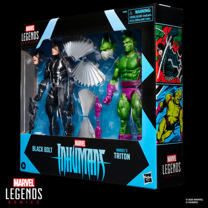 Blister 2 figures Black Bolt & Triton Inhumans Marvel Legends Series 15cm