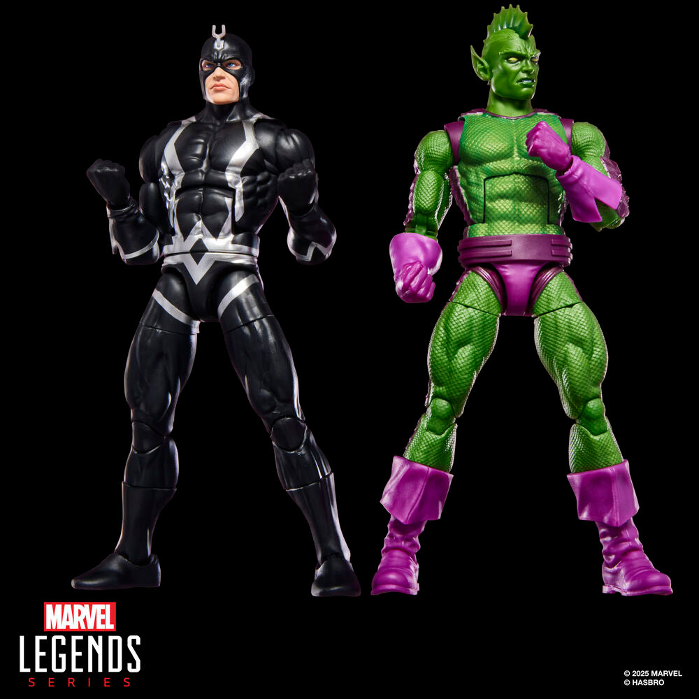 Blister 2 figures Black Bolt & Triton Inhumans Marvel Legends Series 15cm
