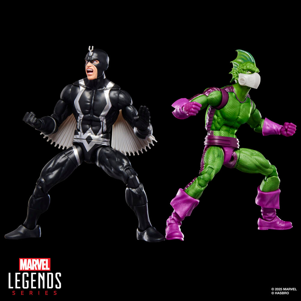 Blister 2 figures Black Bolt & Triton Inhumans Marvel Legends Series 15cm