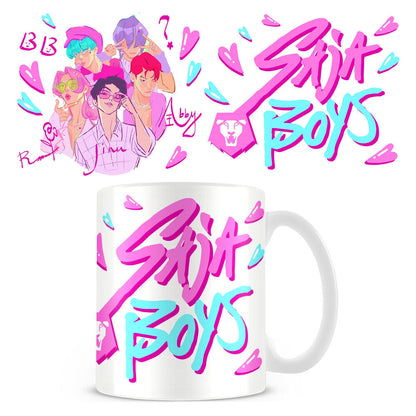 saja boys art kpop demon hunters mug 325ml
