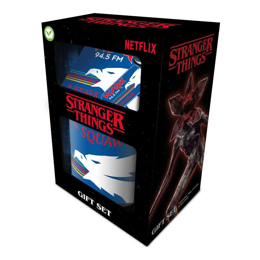 Stranger Things 5 Mug, Coaster and Keychain Set