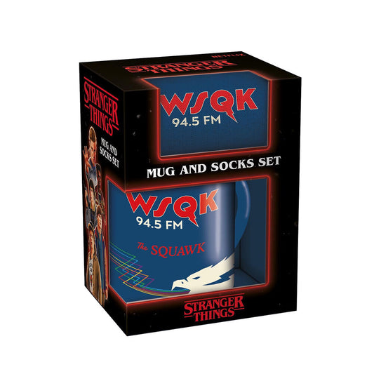 Juego de taza y calcetines de Stranger Things 5 ​​de WSQK