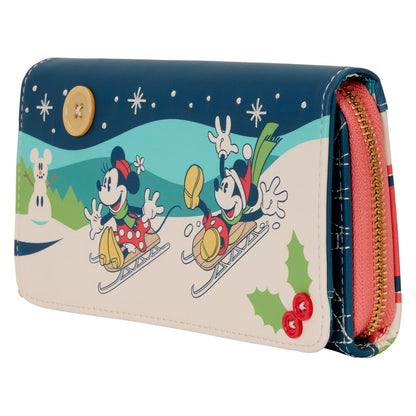 Mickey & Minnie Holiday Disney Loungefly Geldbörse
