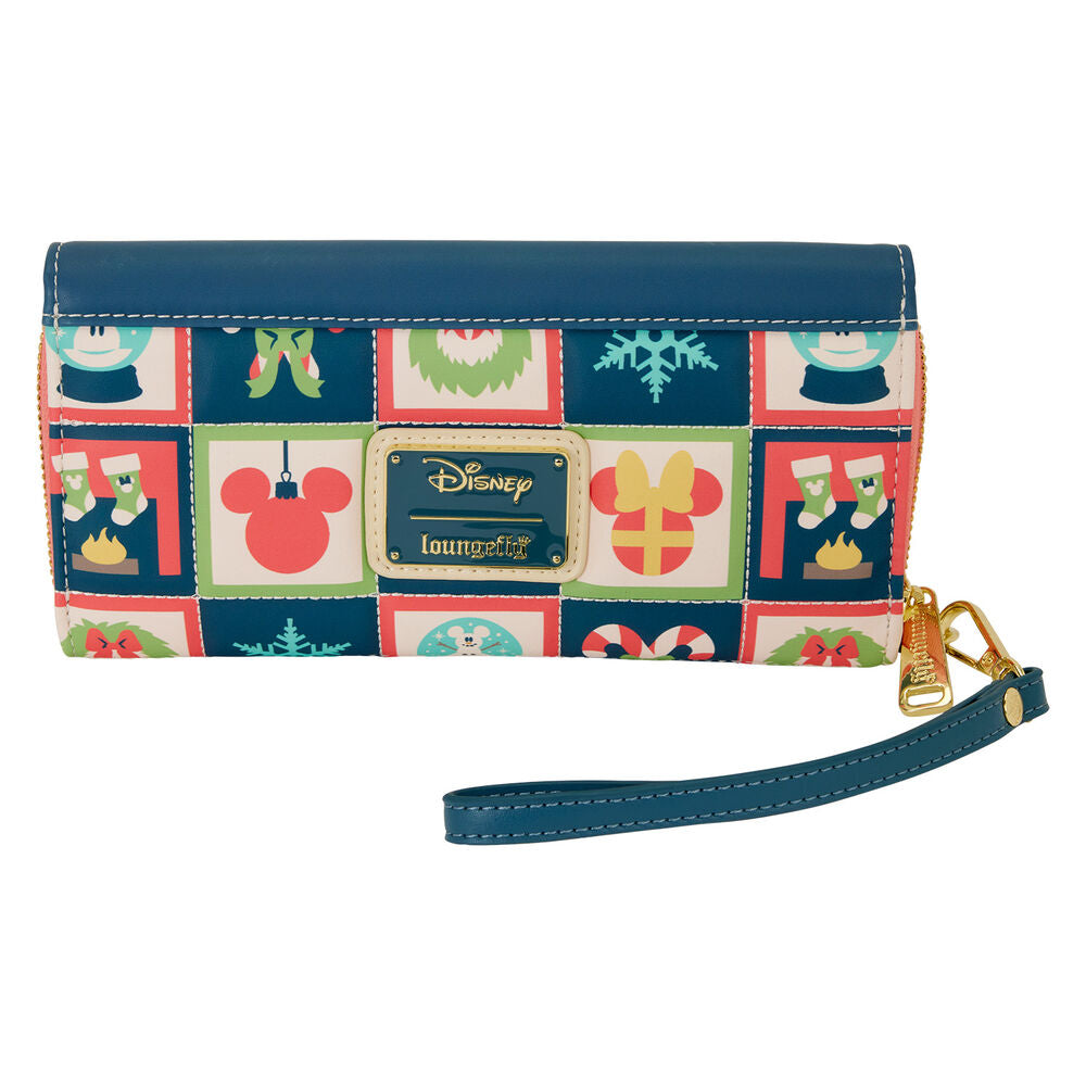 Mickey & Minnie Holiday Disney Loungefly Geldbörse