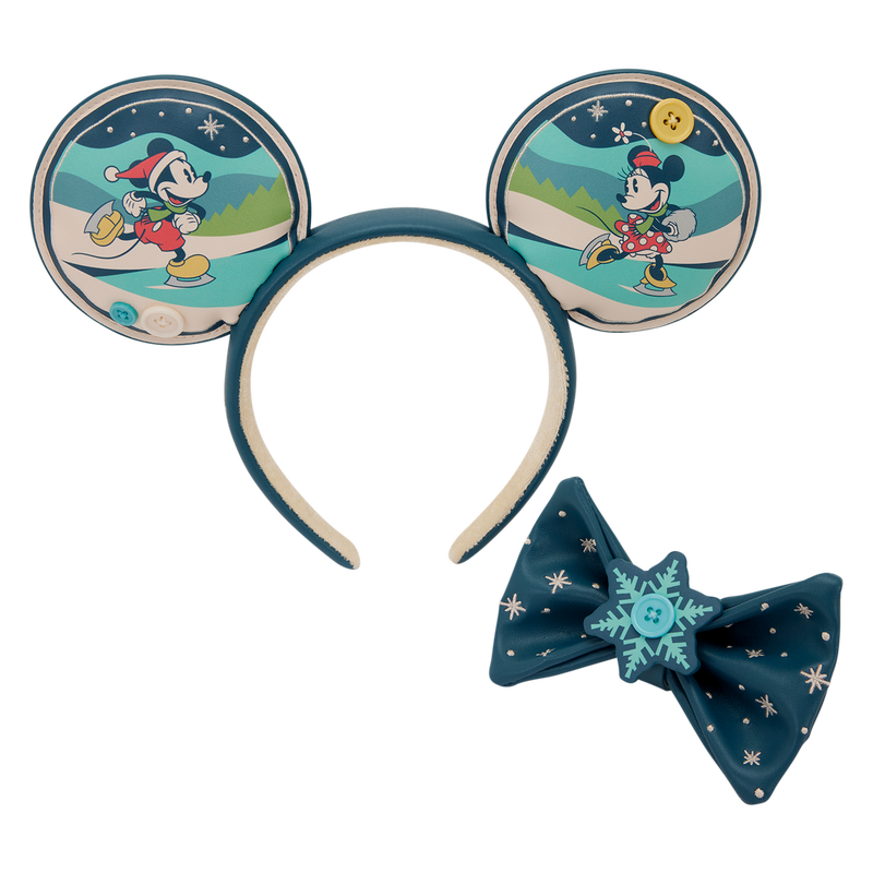 Mickey & Minnie Mouse Holiday Disney Loungefly Ear Headbands