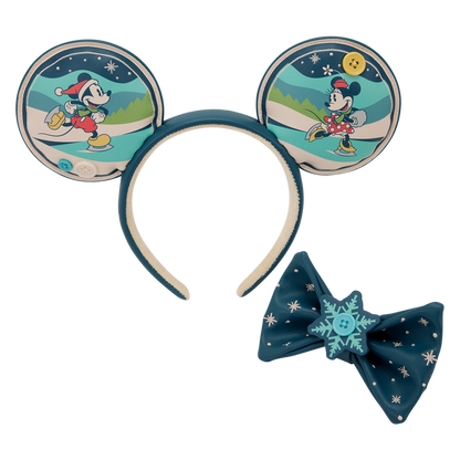 Mickey & Minnie Mouse Holiday Disney Loungefly Ear Headbands