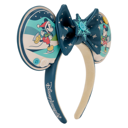Mickey & Minnie Mouse Holiday Disney Loungefly Ear Headbands