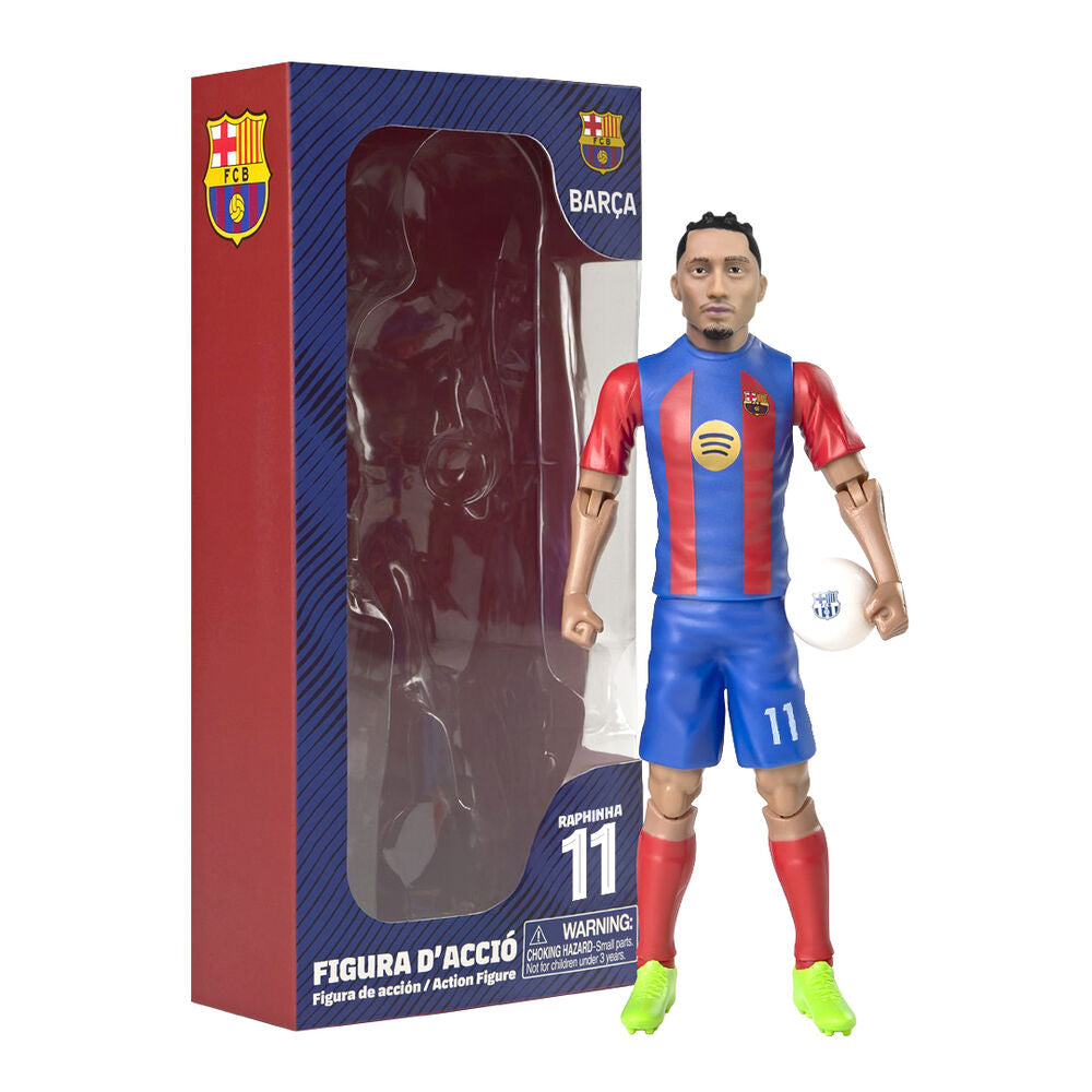 raphinha fc barcelona action figure 20cm