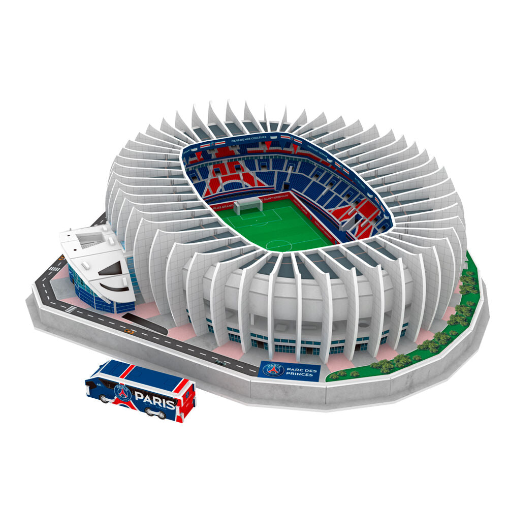 Quebra-cabeça 3D Estádio Parc des Princes Paris Saint Germain 111 peças