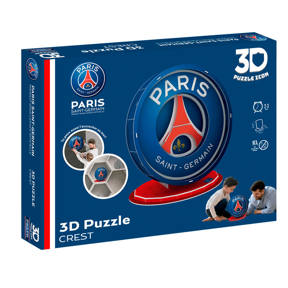paris saint germain shield 3d puzzle