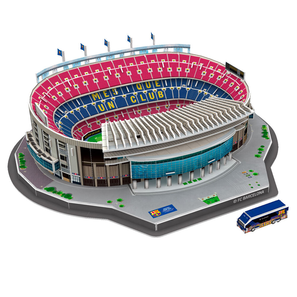 camp nou fc barcelona stadium 3d puzzle 98pcs