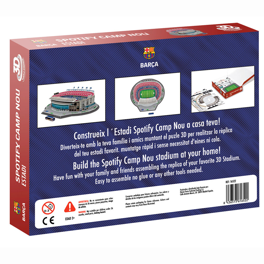 Camp Nou FC Barcelona Stadium 3D Puzzle 98pcs