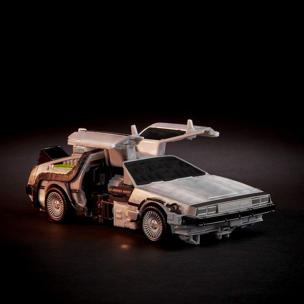 gigawatt delorean back to the future transformers figure 14cm