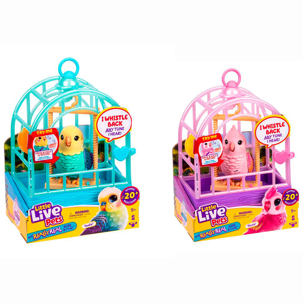little live pets talking bird cage assortment