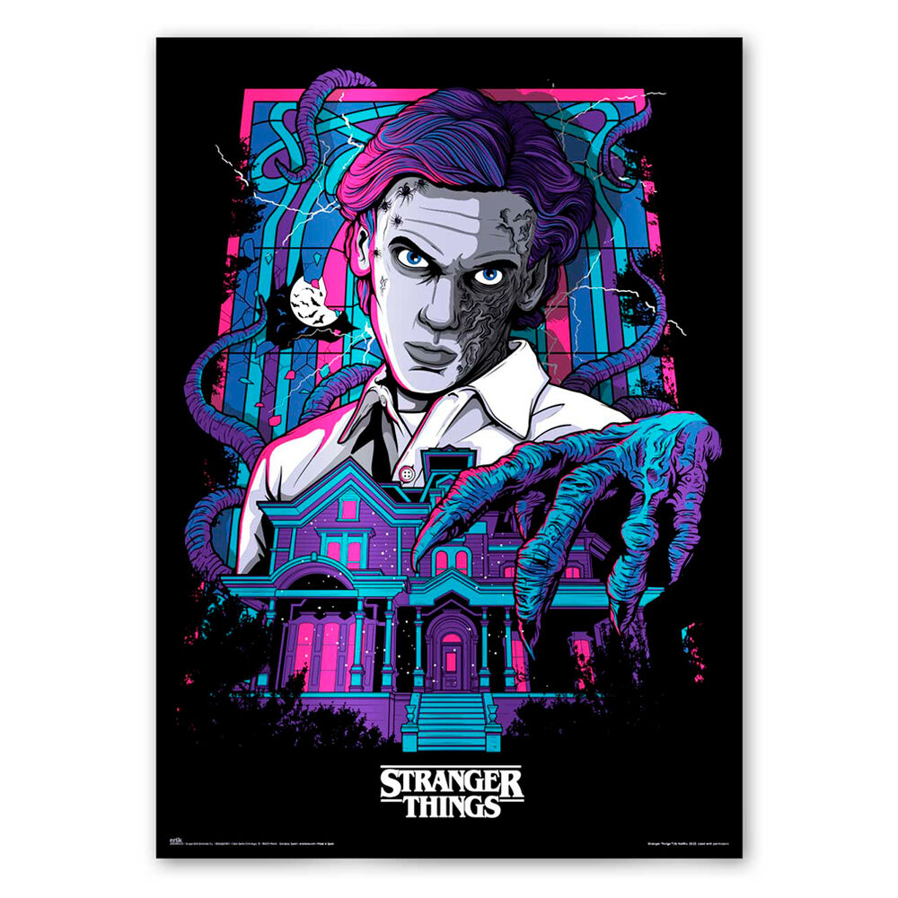 stranger things luminescent poster