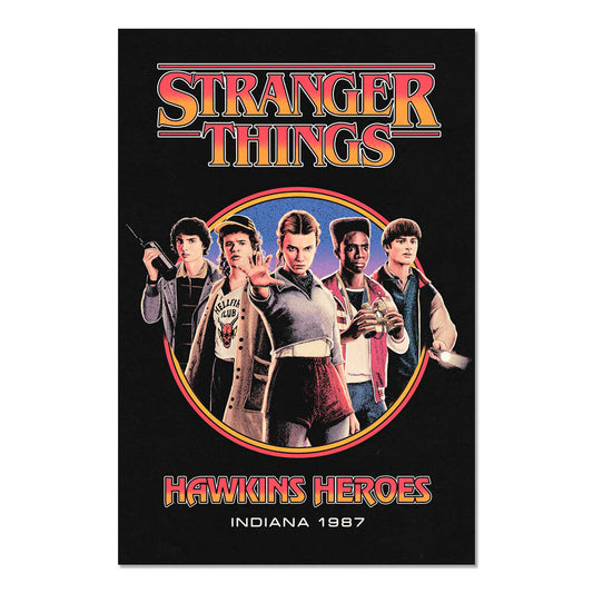 poster hawkins heroes stranger things