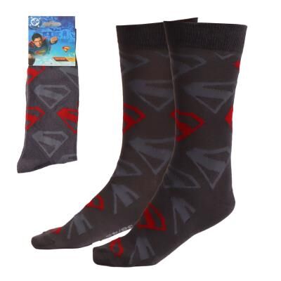 superman dc comics adult socks